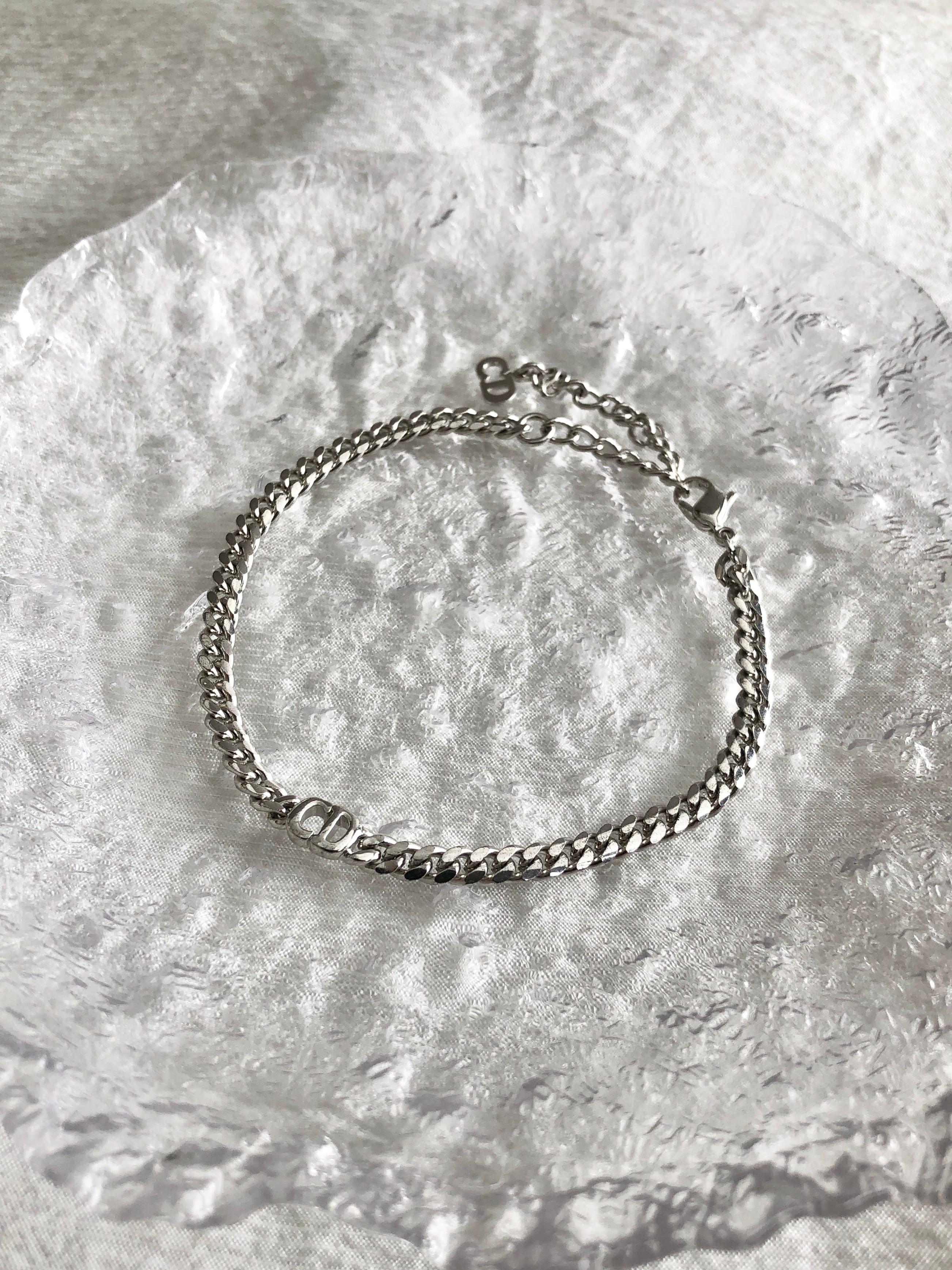 Christian Dior クリスチャン ディオール ブレスレット シルバー CD