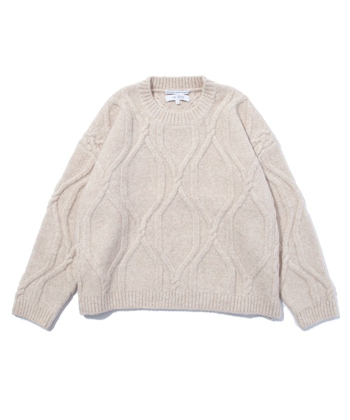 F/CE エフシーイー  CABLE STRECH KNIT P/O ウィメンズ  ケーブル ストレッチ ニット プルオーバー