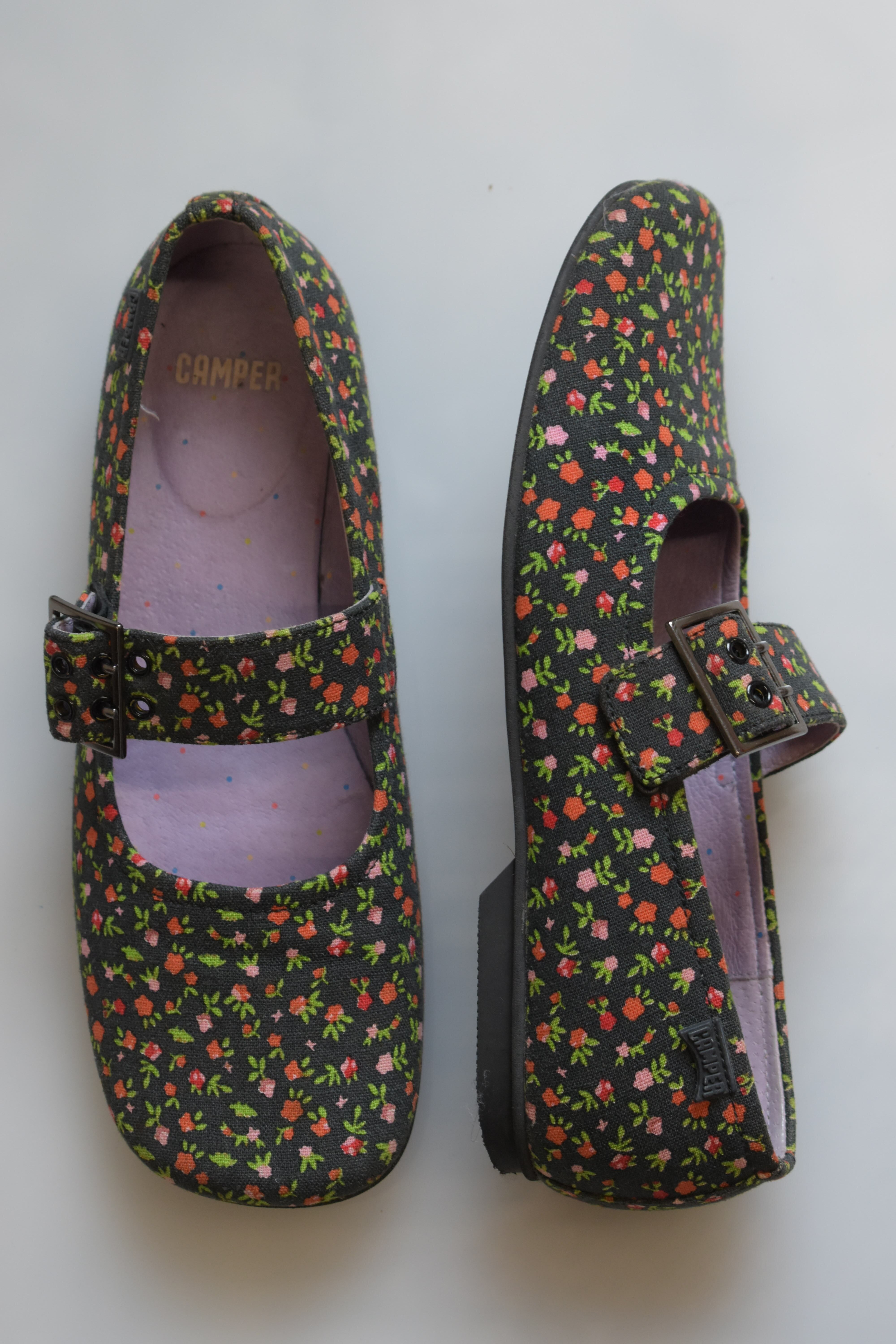 Floral Mary Janes