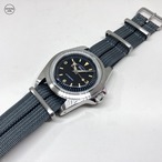 リブラインNATOストラップ  Gray & Black  20mm 腕時計ベルト