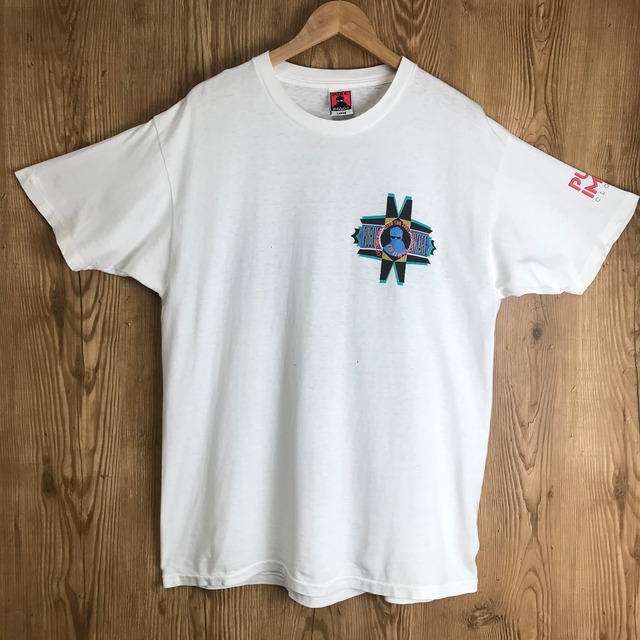 USA製 80s VINTAGE PUBLIC IMAGE CLOTHING 両面プリント 半袖 T-sh T 