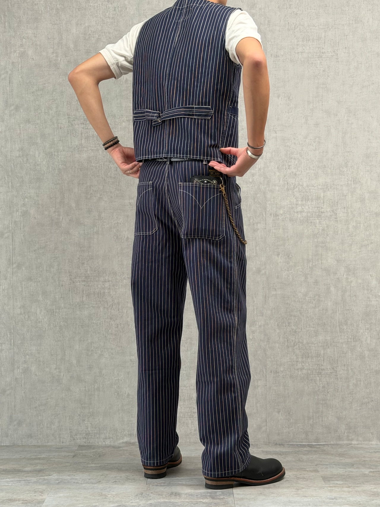 Classic Wabash Stripe Straight Pants