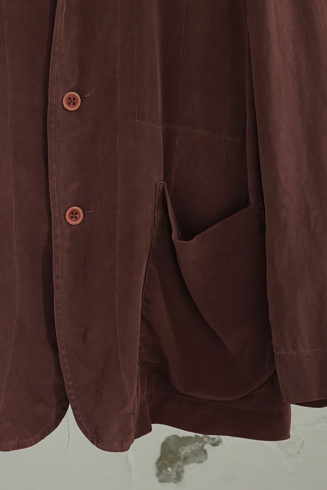 CHEZ VIDALENC - SILK JACKET P3 | Brownie