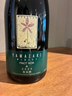 YAMAZAKI WINERY  PINOT NOIR 緑ラベル 2024