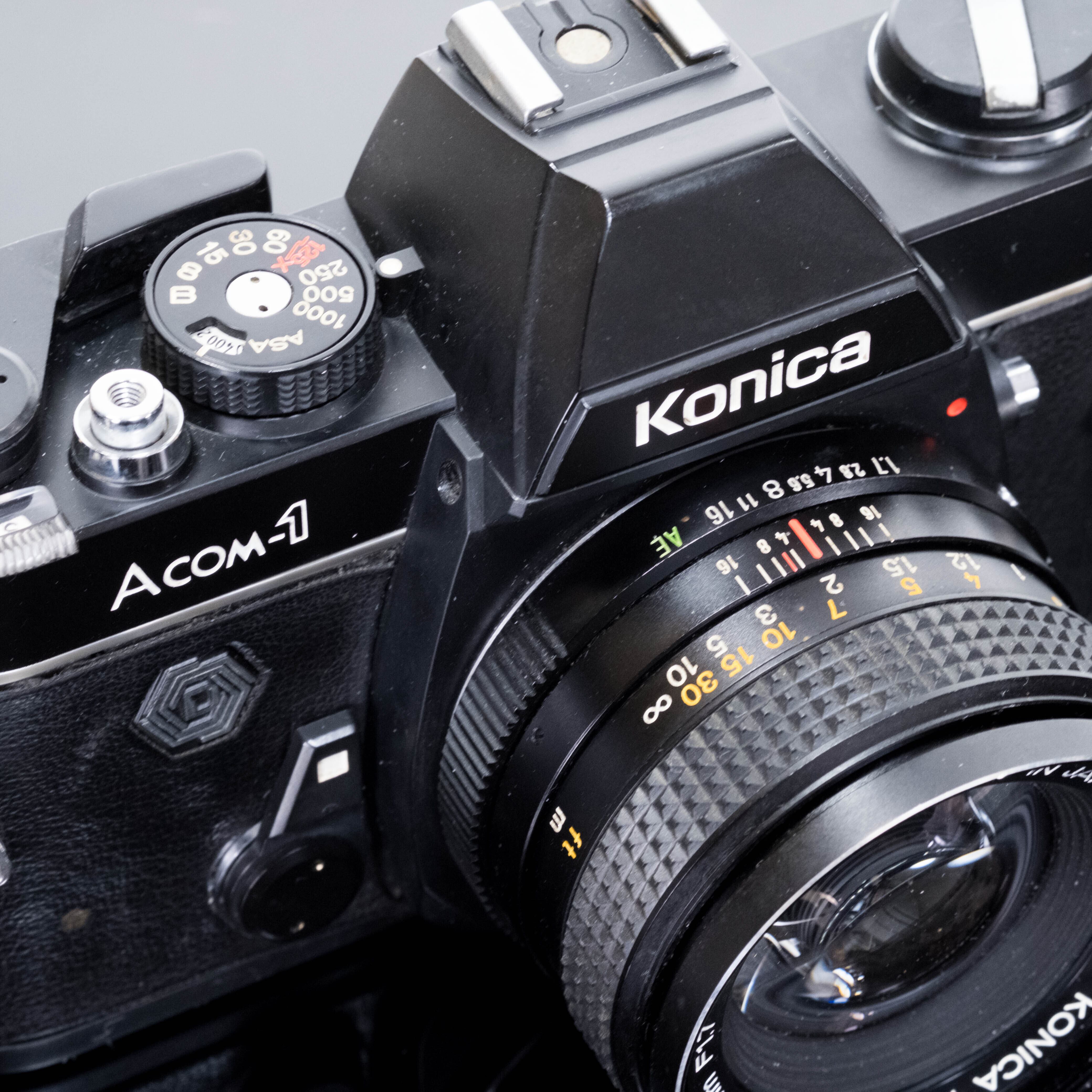 KONICA Acom-1 AUTODATE + KONICA HEXANON AR 50mm F1.7 【ランクC