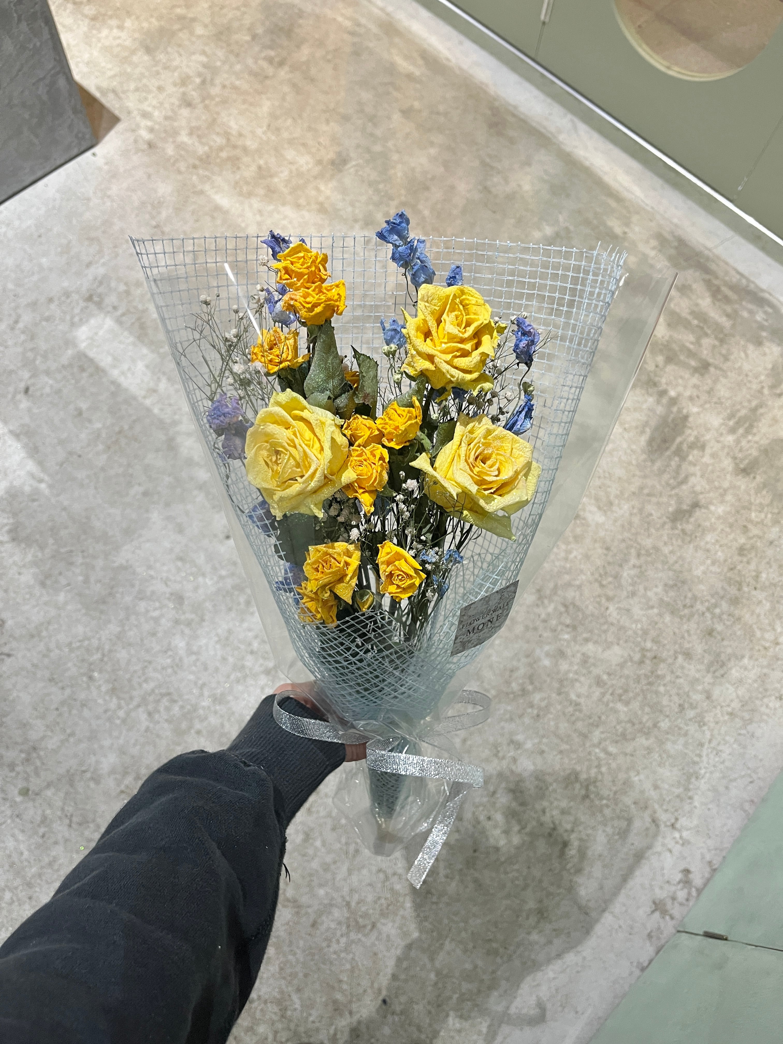 ラメ付き！Dry flower bouquet ［mix M］ | FLOWER WALL MONE