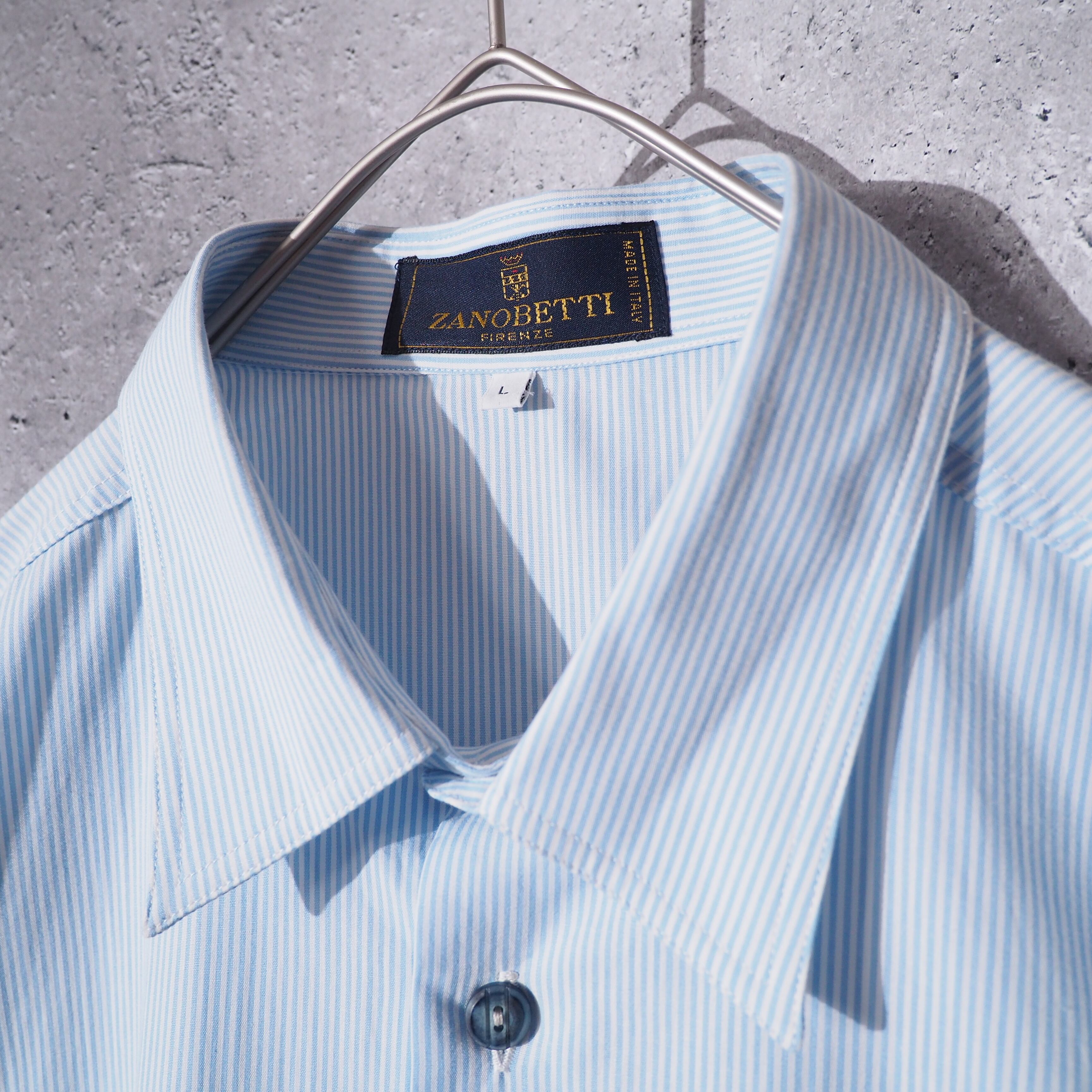 ” ZANOBETTI ” Balloon Paint Printed Vintage Loose SS shirt (made in Italy)