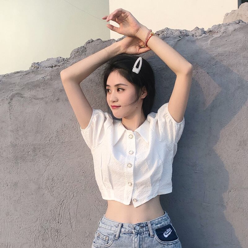 スリーブシャツ レディースサマールーズショート 夏物 クレセントシティ93499409736