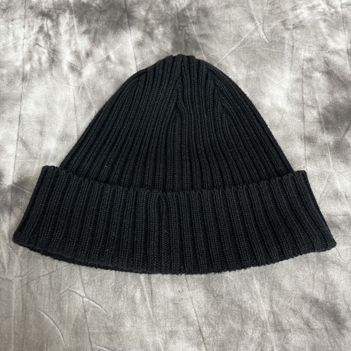 supreme Overdyed ribbed beanie ブラック帽子
