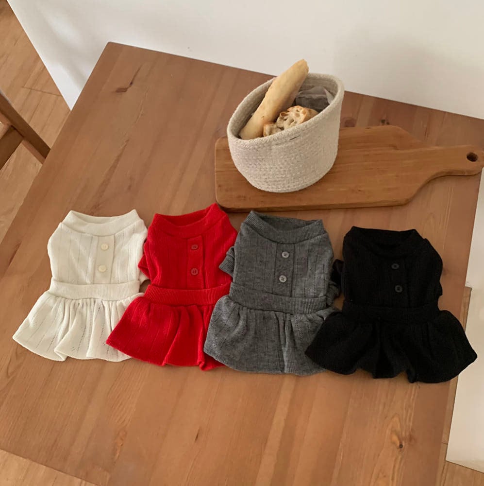 予約【frei】FKnit Cardigan Dress