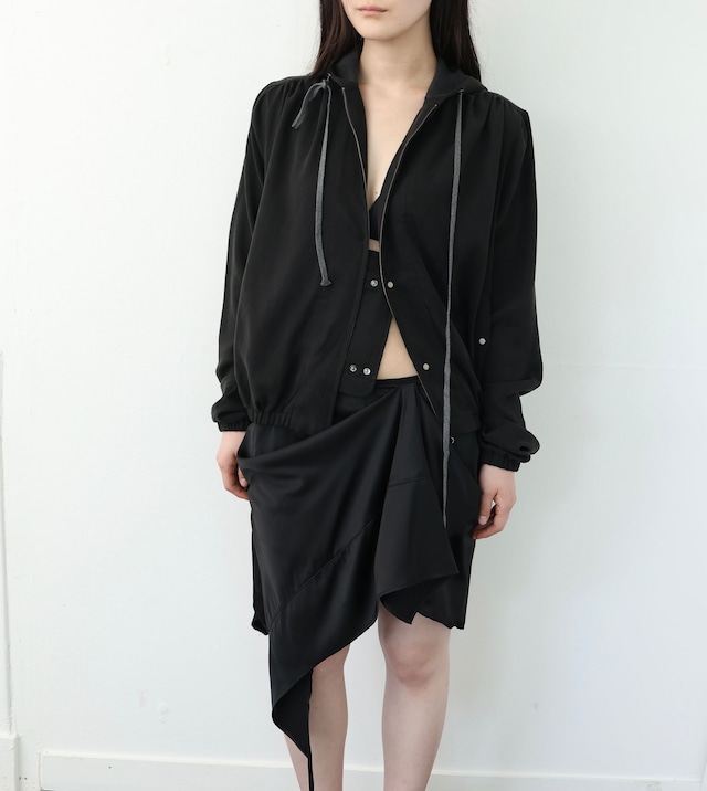 【ulikasanctus】PLAKET HOODED JACKET