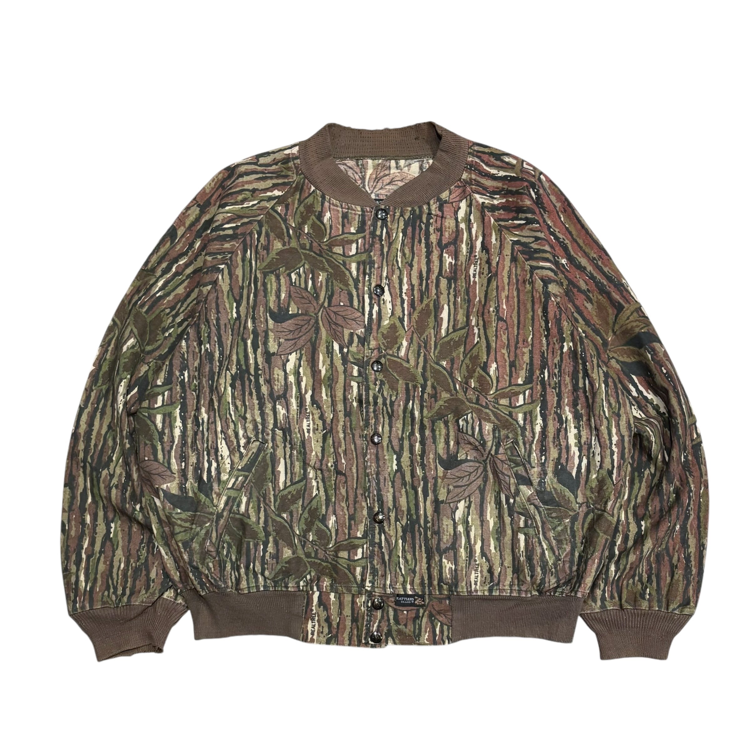 80-90's USA製 RATTLERS Real Tree Camo Cotton Jacket XL 80-90's USA製 RATTLERS Real Tree Camo Cotton Jacket XL