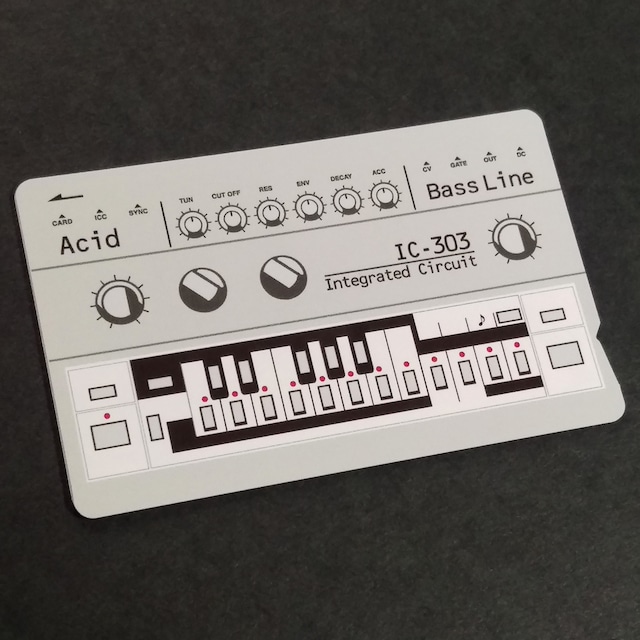 【ICカードステッカー】IC-303　Acid ICステッカーBass line