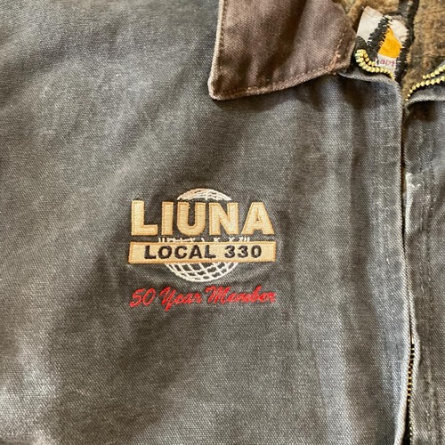 00s- Carhartt 襤褸 ダック地 ブラックデトロイトジャケット 無地 メキシコ製 XL jacket 詳細写真6