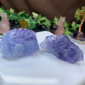 45.3個セット☆幻想的な色合い☆ヤオガンシャン産・パープルフローライト原石