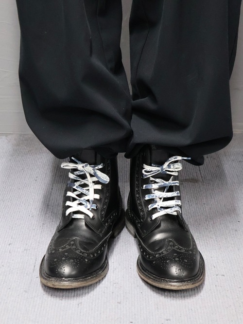 【BURBERRY】lace up wing tip boots