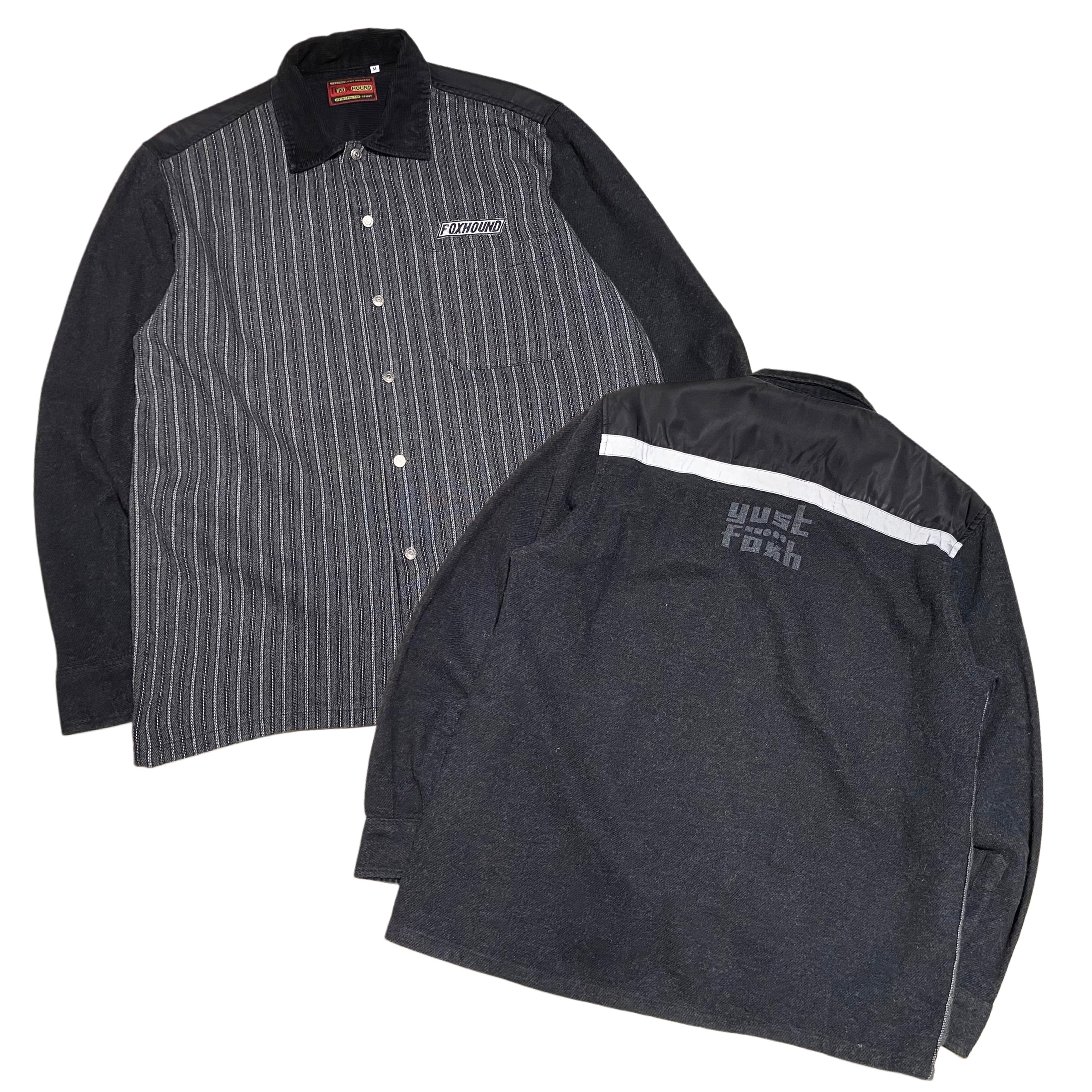 90s WRANGLER ラングラー ブラックデニム ウエスタンシャツ【17 1/2-35