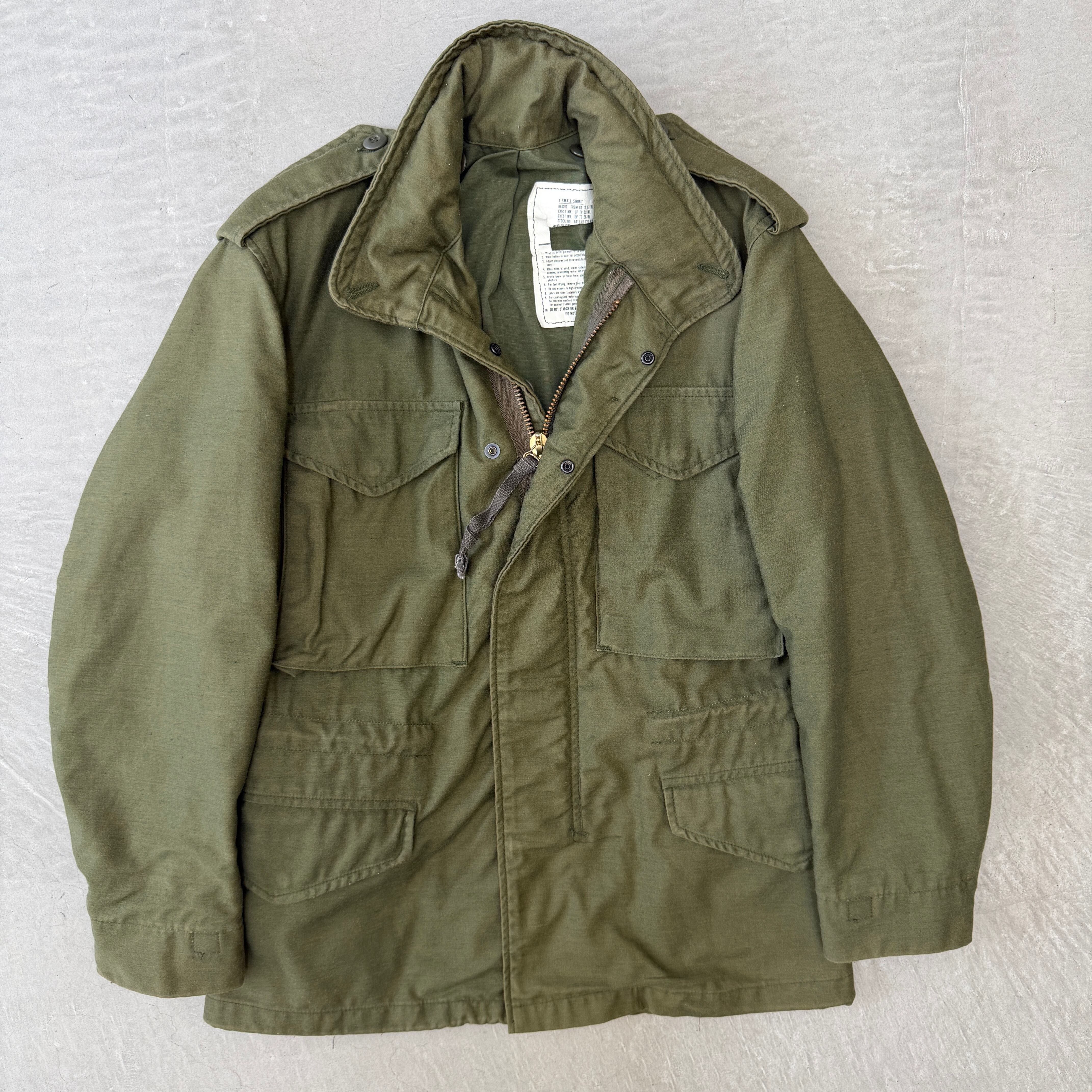 US ARMY Cotton Field Jacket M-65 Khaki XS | ASSET VINTAGE アセット