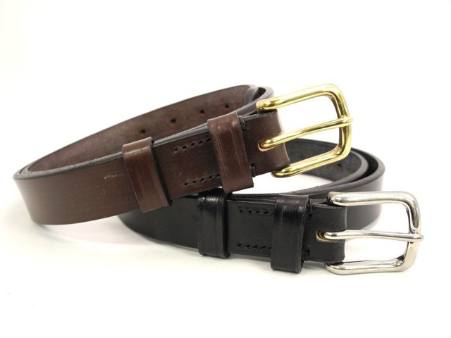 Martin Faizey × UW / Saddle Leather Belt / 1.0 inch