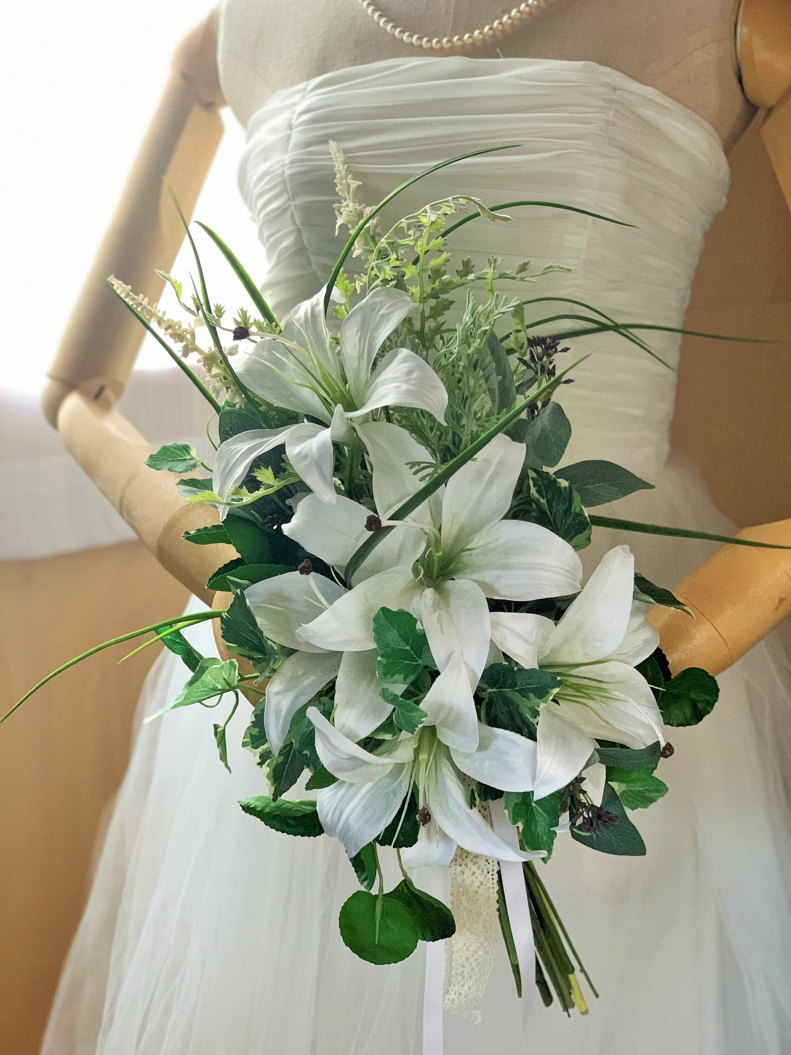 レンタル7泊8日】ホワイトシャンペトルブーケ | sibewedding