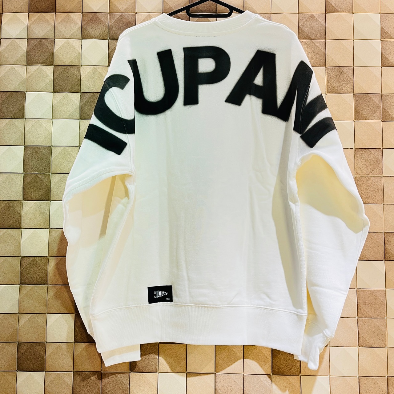 【ICUPANI】オリジナルデザイン　スウェット　ホワイト