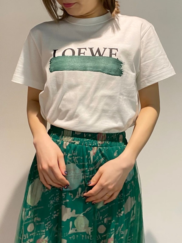 LEロゴ消しTee［Color:ホワイト,ブラック］［SIZE:S］