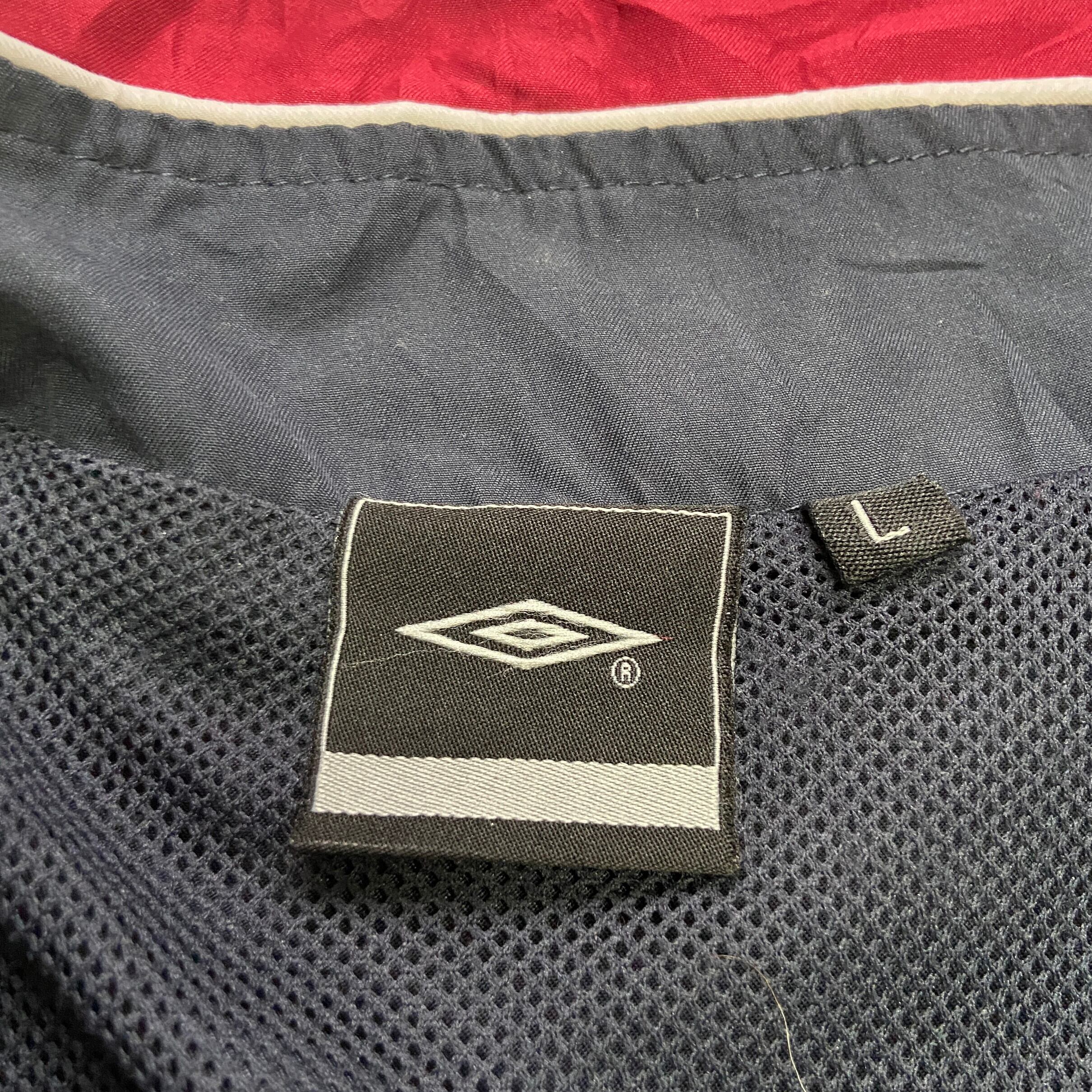 UMBRO アンブロ ワンポイントロゴ スポーツジャケット メンズL 古着