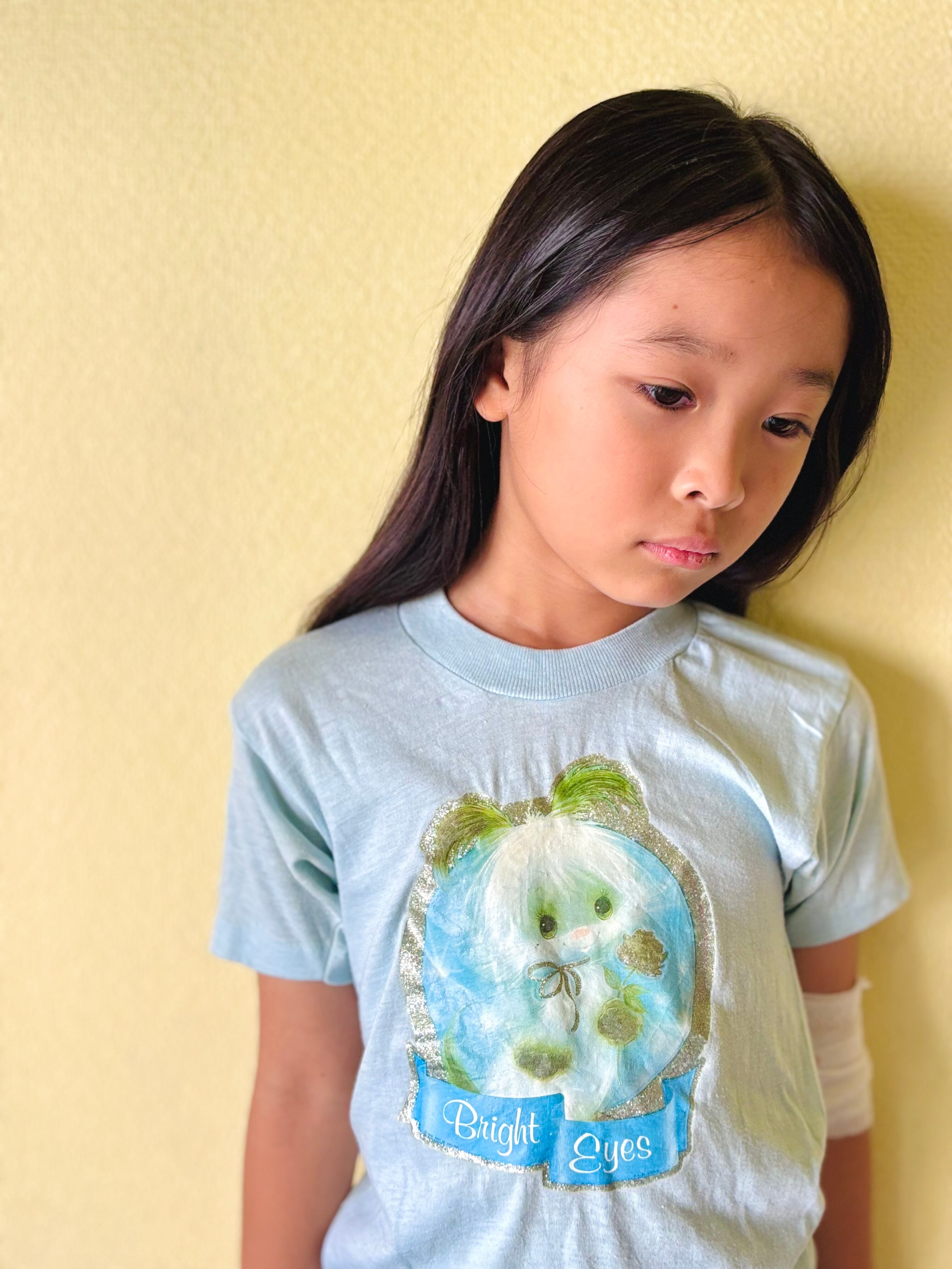 【KIDS vintage】 90's vintage Bright Eyes T-sh. size:5-6y