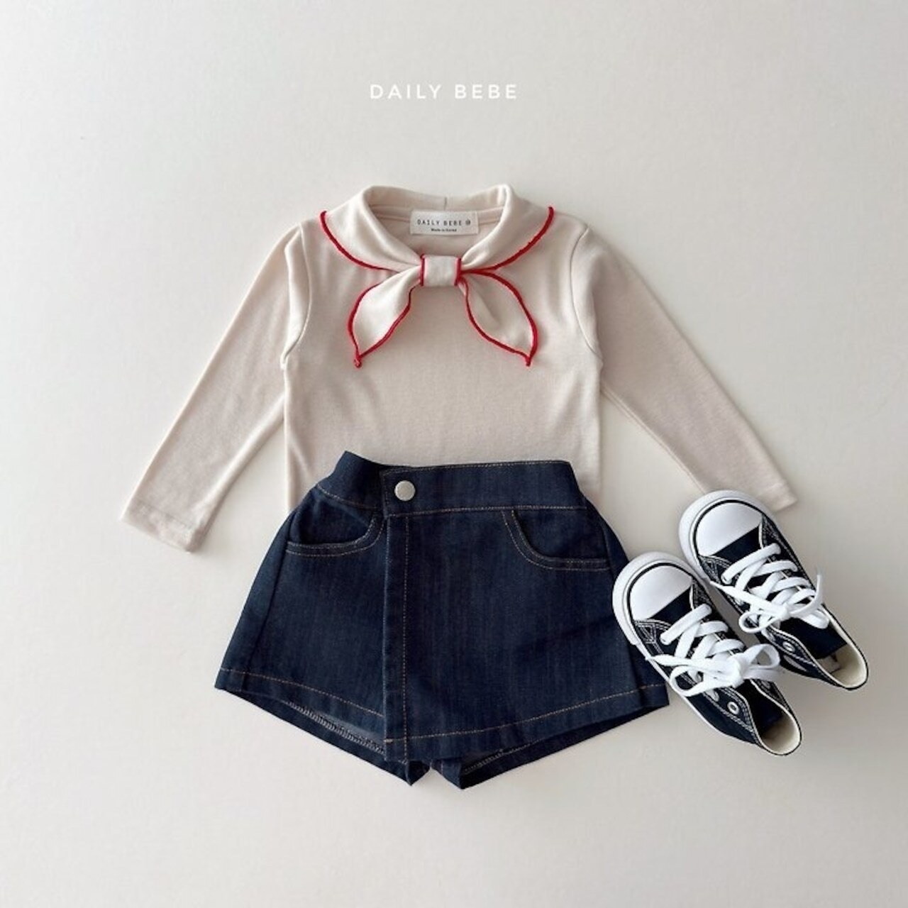 韓国子供服 / 26Autumn / 〖取寄〗DAILYBEBE / ラップキュロット / キッズ服 / ジュニア服 / 秋服 *XS~JL*