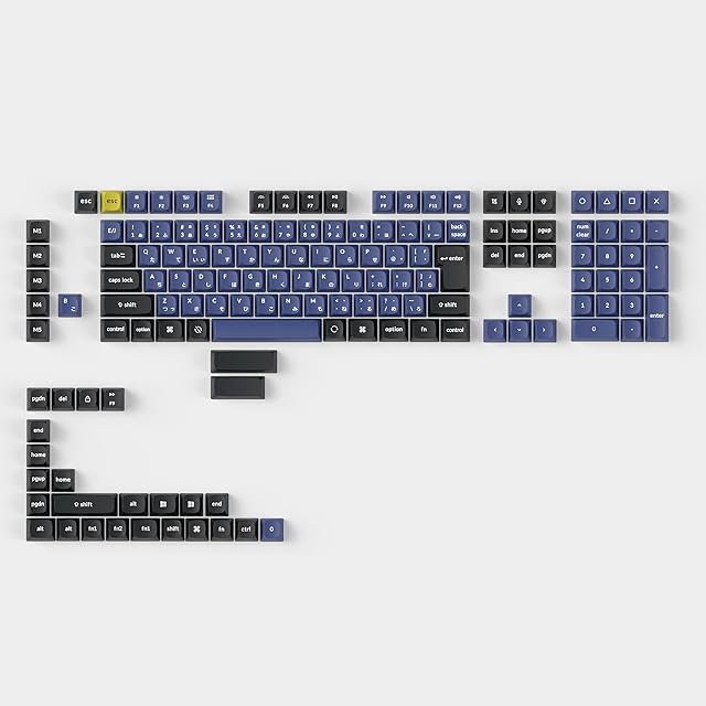 キーキャップ XDA 133キー PBT ANSI 英語配列 カラフル モザイク