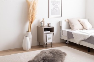 【幅32cm】Carina フラップ扉付サイドキャビネット