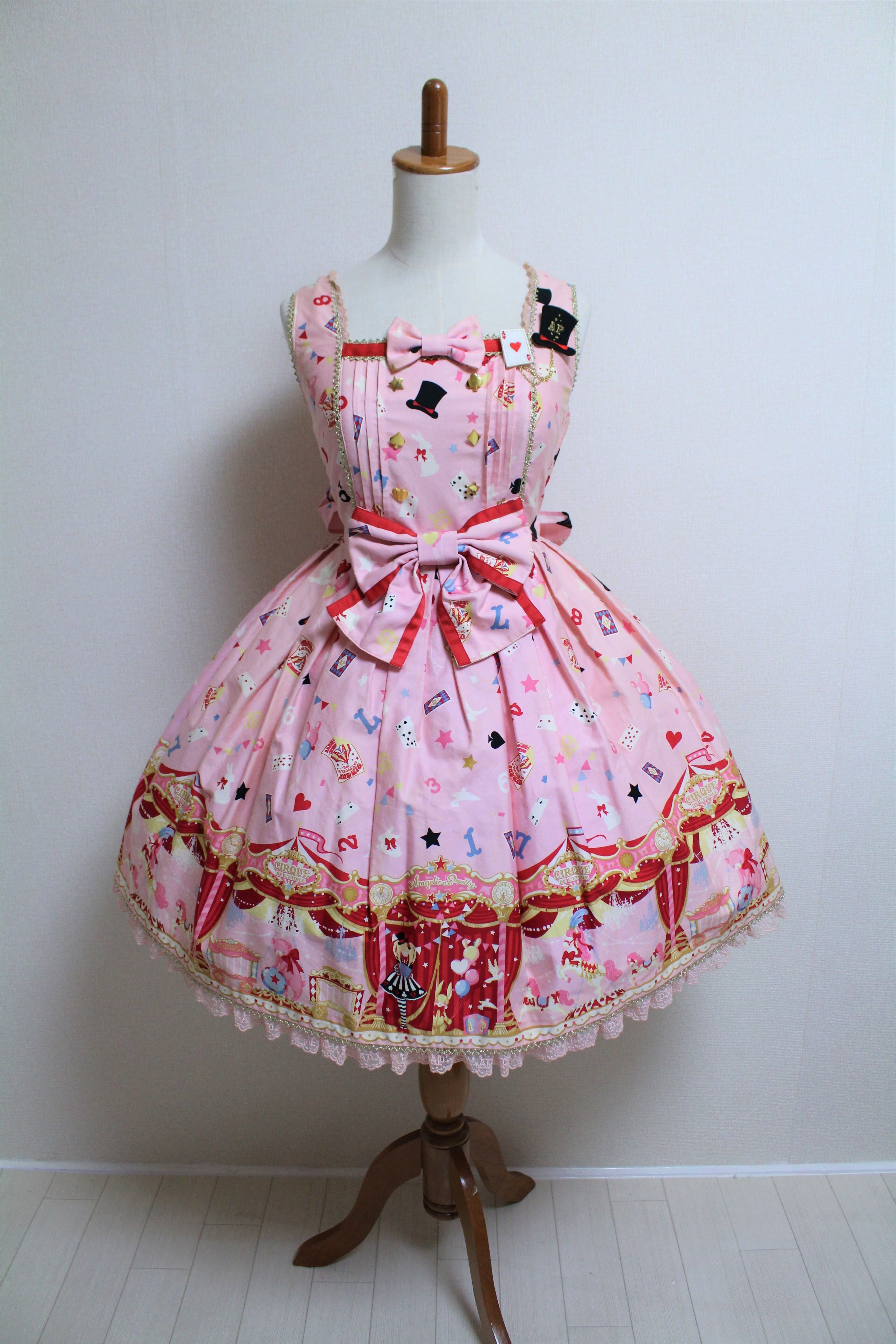 通年定番 Fancy Candy JSK アオ バレッタセット ワンピース