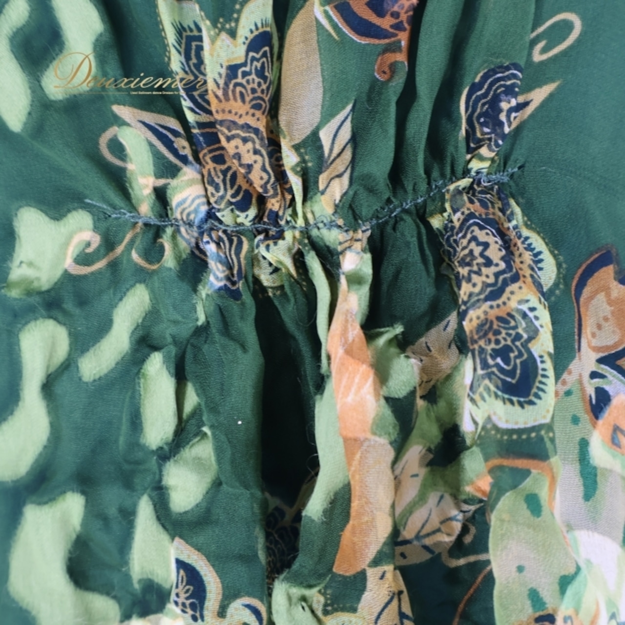 社交ダンス 衣装 ジャンティ gentil ワンピース ドレス 花柄 軽い 薄い パーティドレス 発表会 綺麗 上品 緑 カーキ グリーン系 発表会衣装 フレアスカート  フラワープリント サイドスリット 大人可愛い バースデーパーティー 軽やか おしゃれカジュアル 女性用ドレス ふんわり揺れる スタイリッシュ