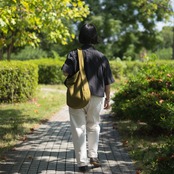 Cotton Hobo bag オリーブ