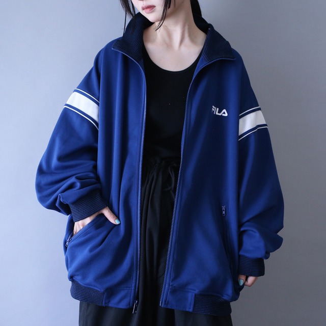 "FILA" good coloring over silhouette track jacket