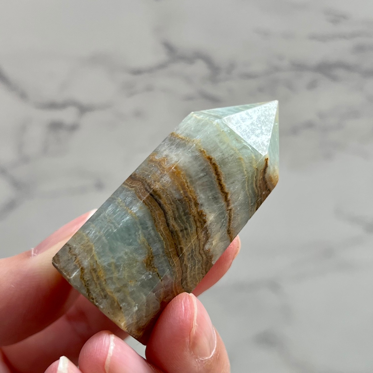 ブルーオニキスタワー＊ポイント＊天然石インテリア＊T32