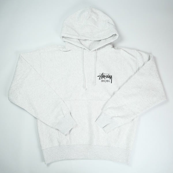 Size【L】 STUSSY ステューシー 25SS STOCK LONDON HOOD ASH HEATHER