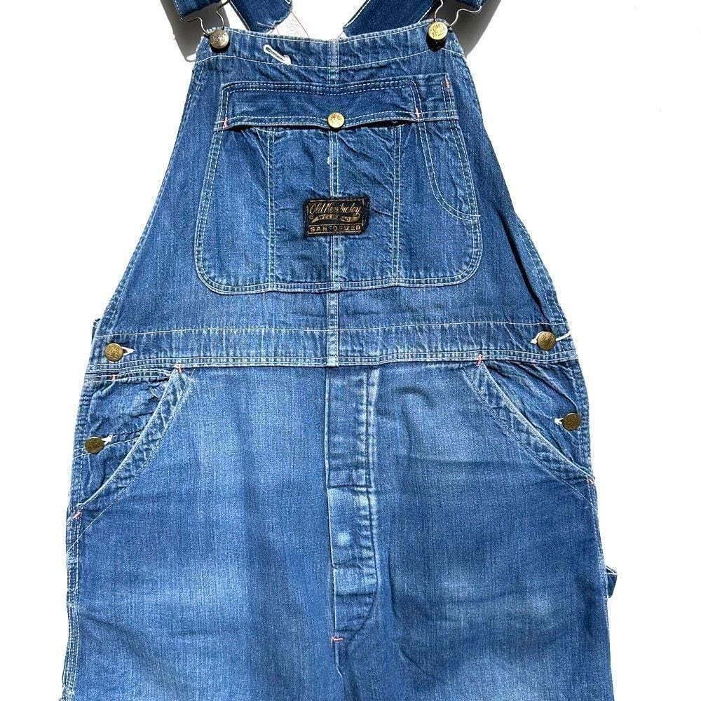 OLD KENTUCKY] Vintage low back denim overalls [1950s-] Vintage