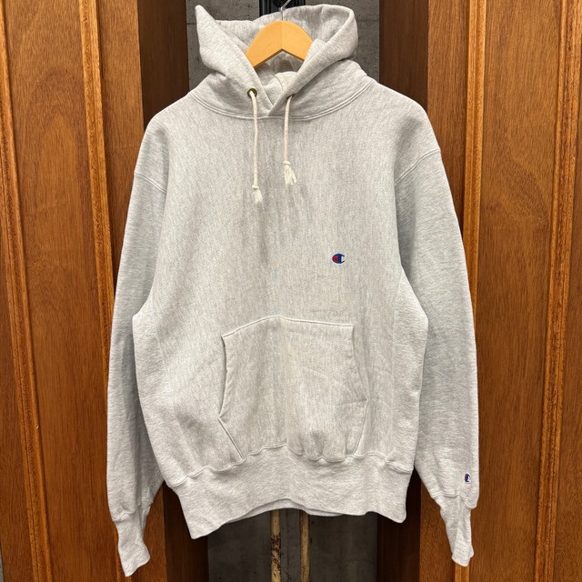 CHAMPION REVERSE WEAVE GREY SOLID PARKA 1990'S OLD ⑧