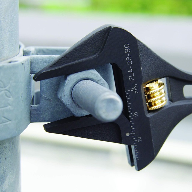 フジ矢(Fujiya) 黒金ライトモンキー 0~43mm (軽量・開き幅ワイド) FLA-43-BG