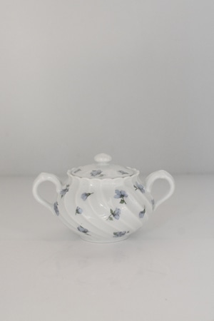 vintage sugar pot Limoges Petite Fleur