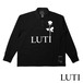 【LUTI/ルーティー】LUTI FUTBOL L/S JERSEY フットボールジャージー / BLACK / 004-13204