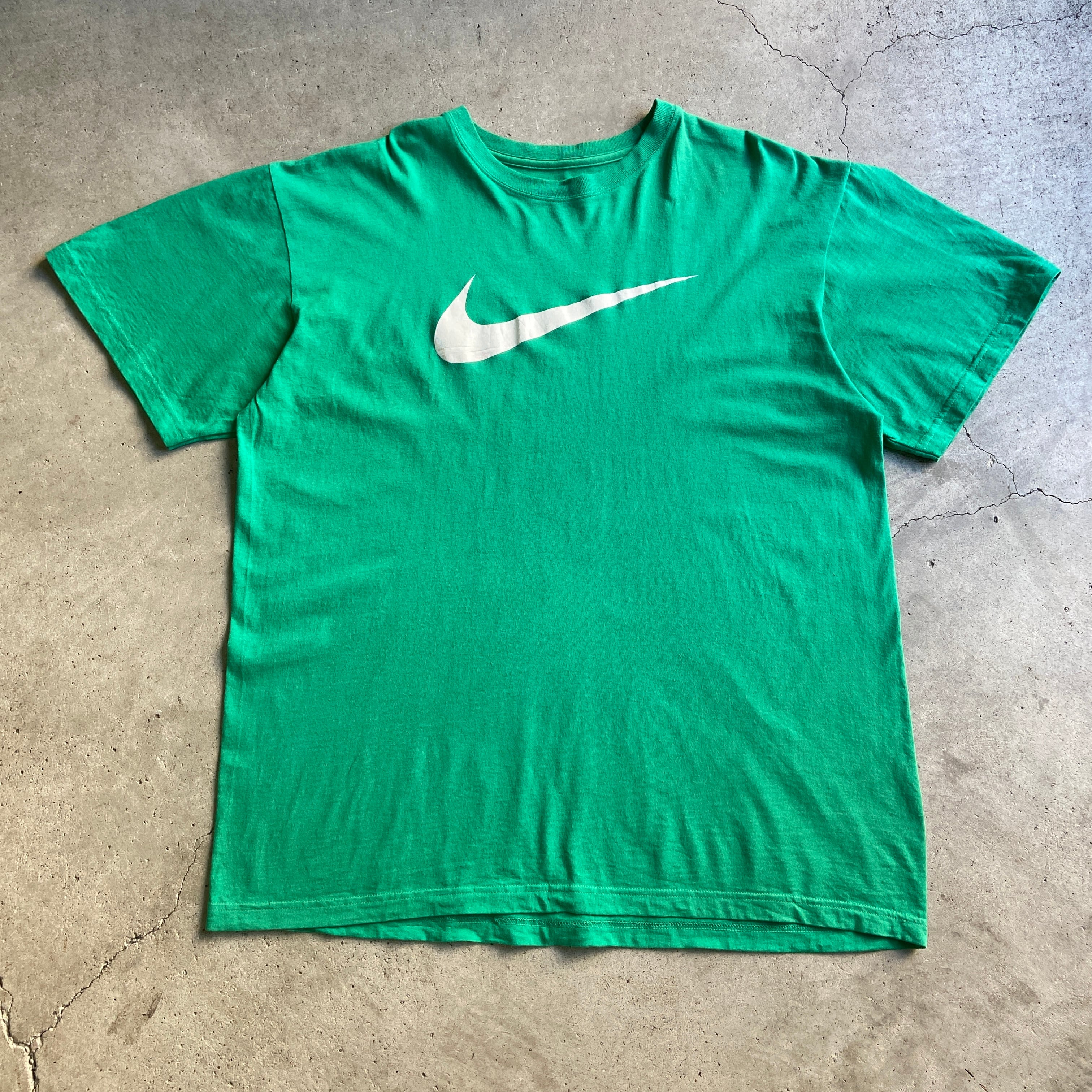 NIKE ナイキ スウォッシュロゴ ビッグロゴ プリント Tシャツ メンズXL