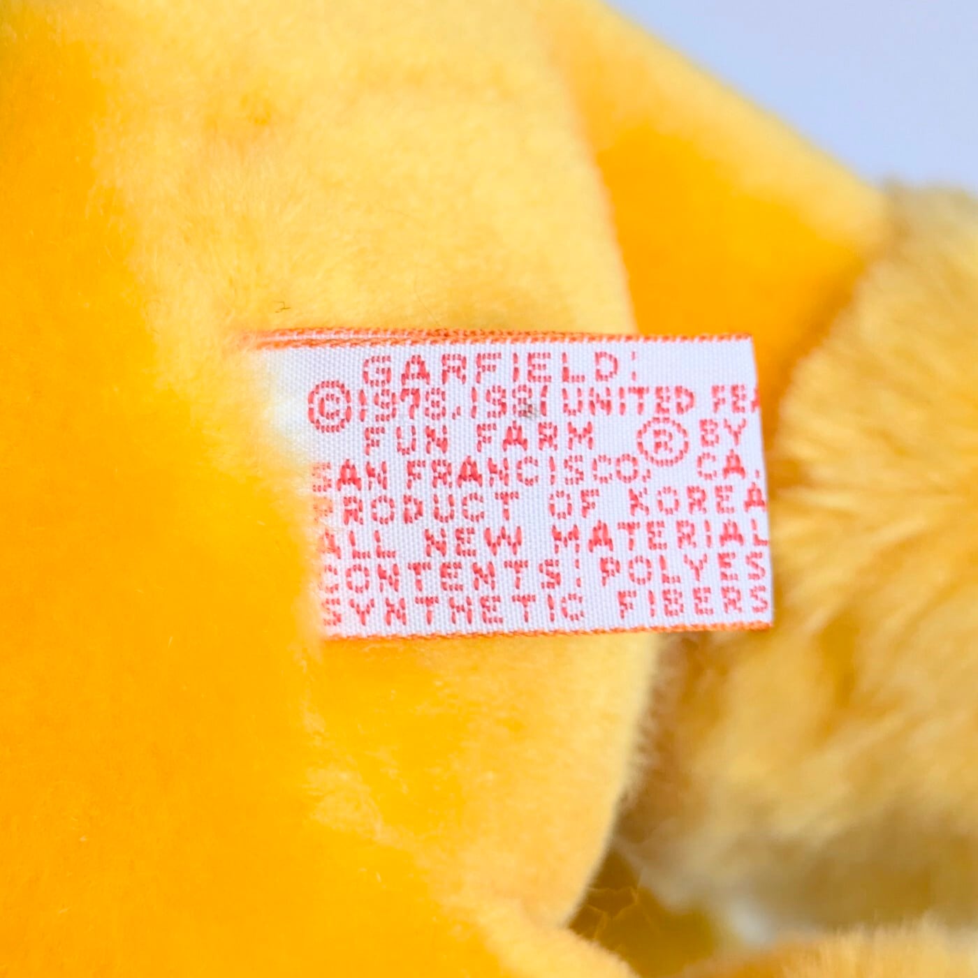 鬼レア☆ VINTAGE 1980年代初期 ☆【 Garfield ( ガーフィールド