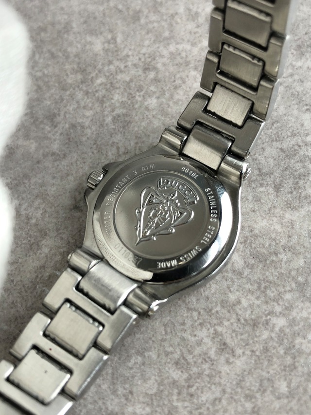 GUCCI グッチ 腕時計 シルバー ロゴ ステンレススチール 9040L クウォーツ vintage ヴィンテージ オールド hmjs4w