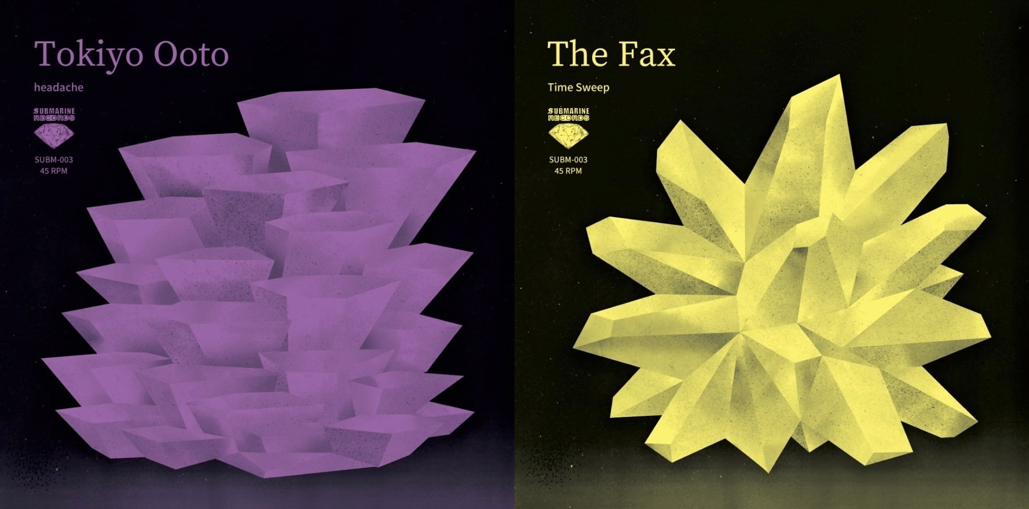 Tokiyo Ooto × The Fax - Split 7inch | SUBMARINE RECORDS