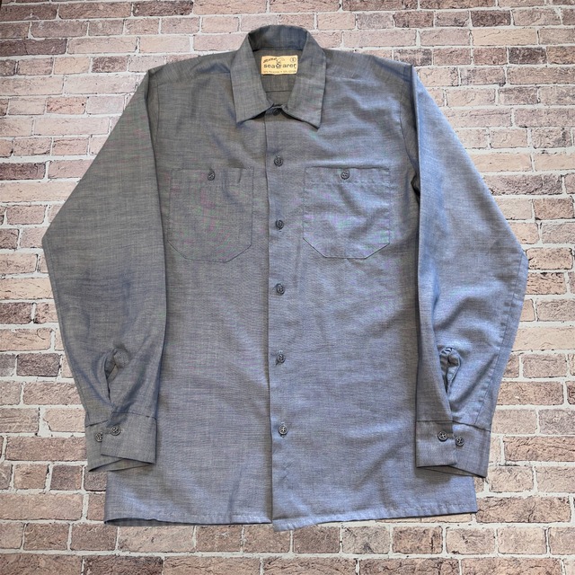 Ⓚ1980s SEAFARER CHAMBRAY SHIRT