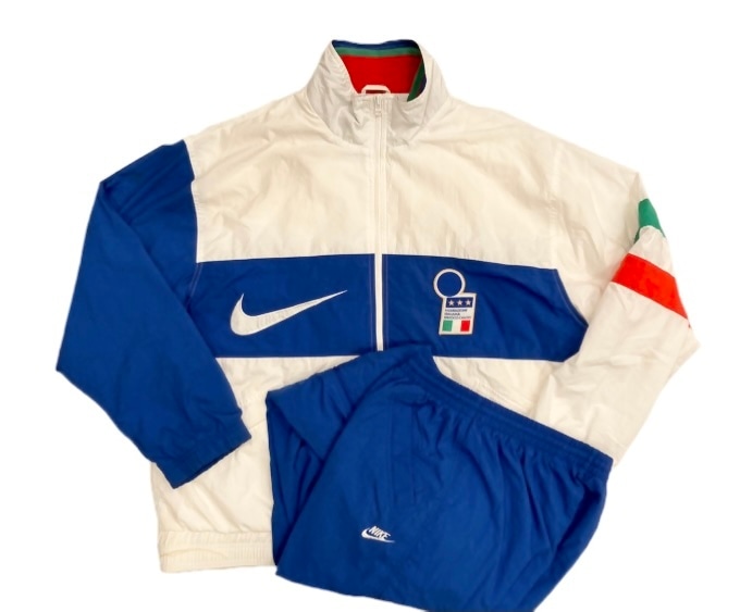 90s NIKE ITALY NATIONAL TEAM TRACK SUIT | BLACK BOX STORE