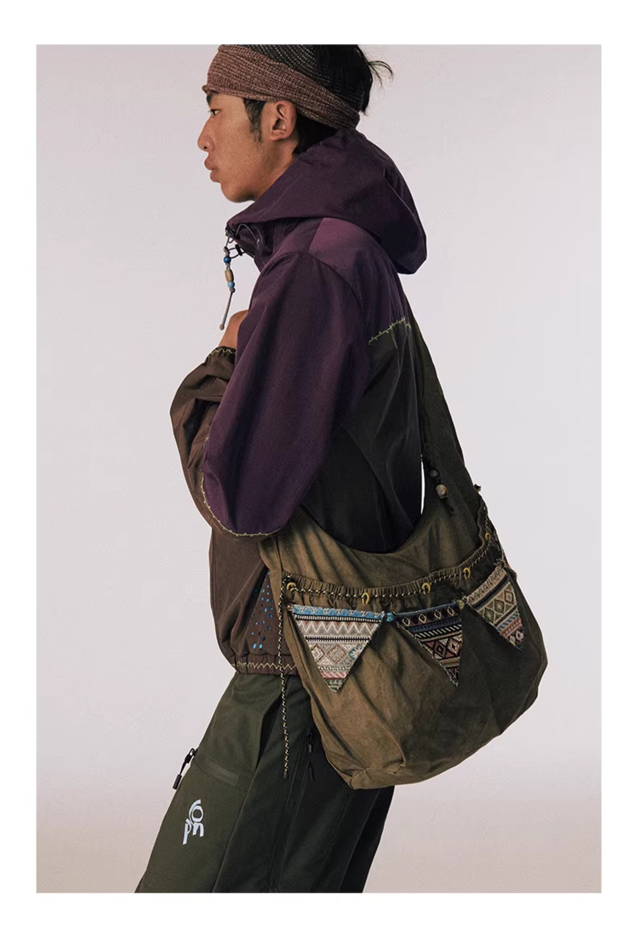CONP Ethnic Flag Hobo Bag