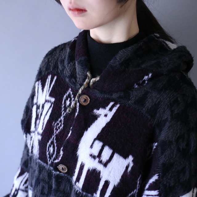 nordic full pattern super over silhouette ecuador knit